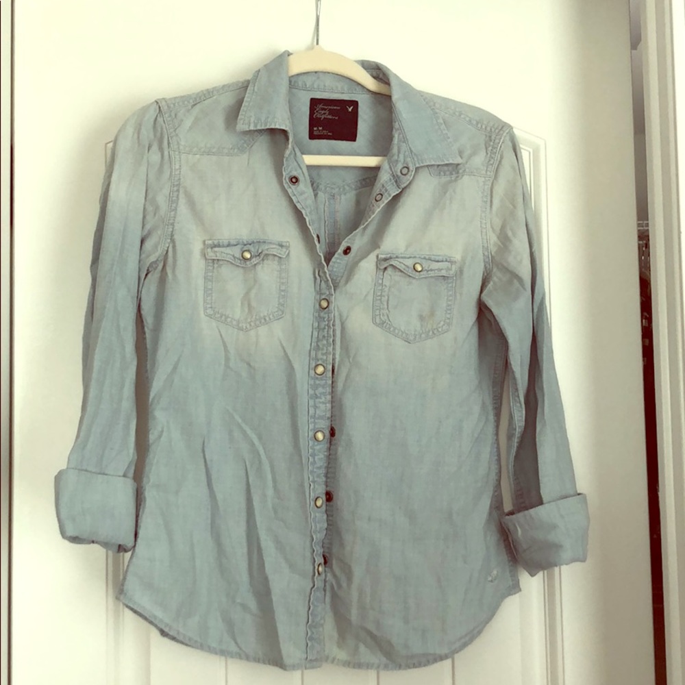 American Eagle pearl snap